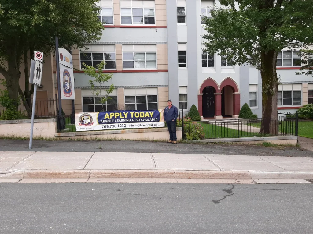 Advertising banners St John’s