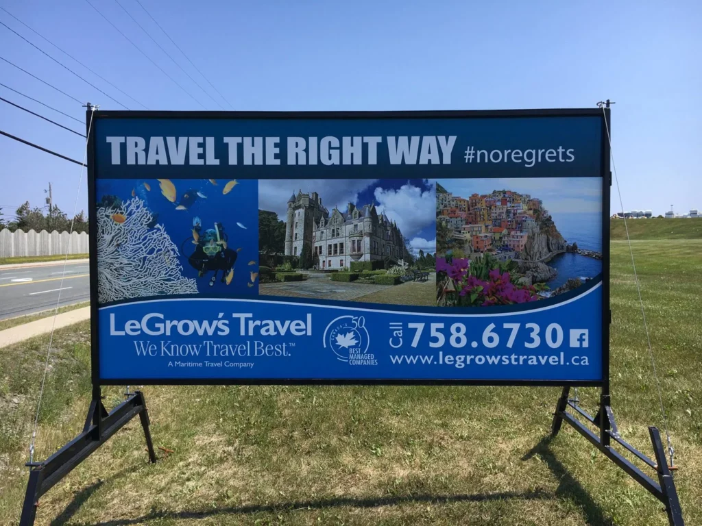 Mobile sign company St John’s