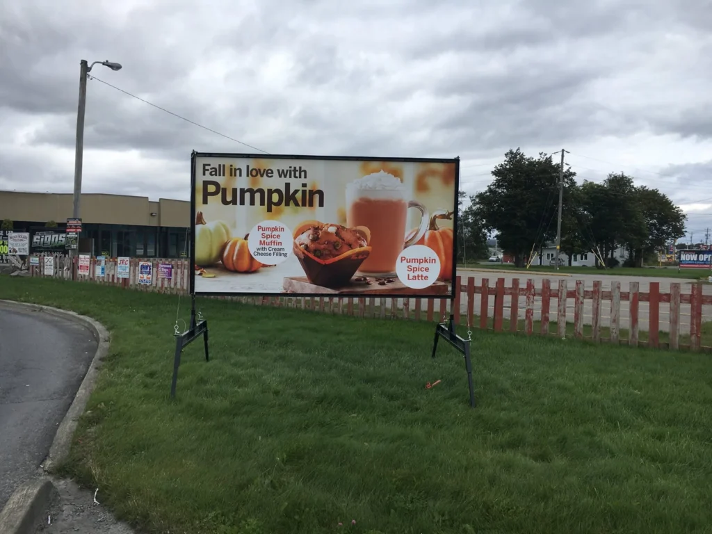 Portable outdoor signs St John’s